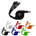 3 Way Retractable MFI Noodle Cable